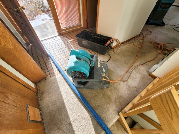 Water damage restoration process in Conrad, MT